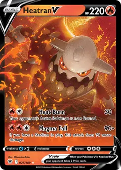 Heatran V #25, Standard