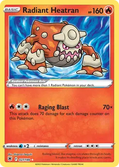 Radiant Heatran #27, Standard