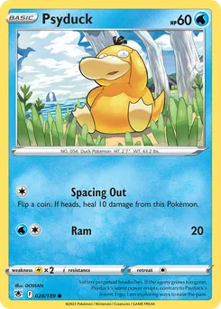 Psyduck #28, Reverse Foil