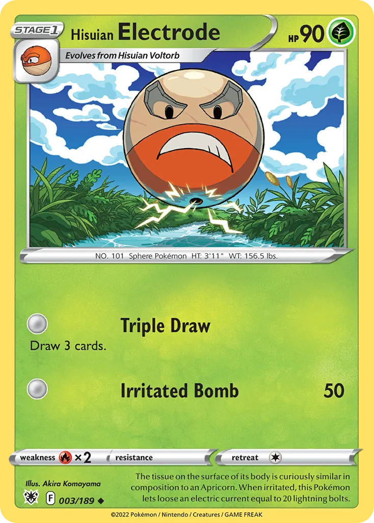Hisuian Electrode #3, Astral Radiance Reverse Foil