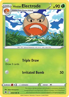 Hisuian Electrode #3, Reverse Foil