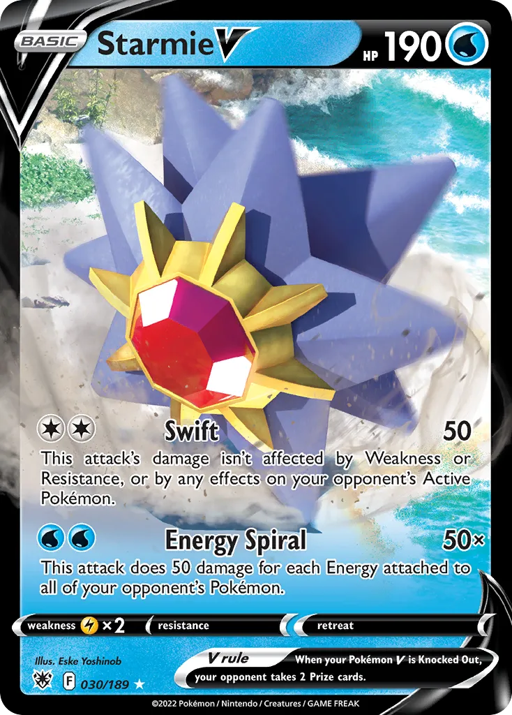 Starmie V #30, Astral Radiance