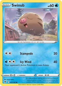 Swinub #31, Standard