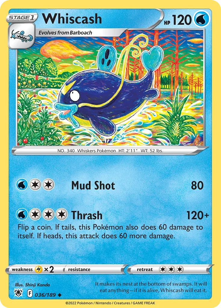 Whiscash #36, Astral Radiance Reverse Foil