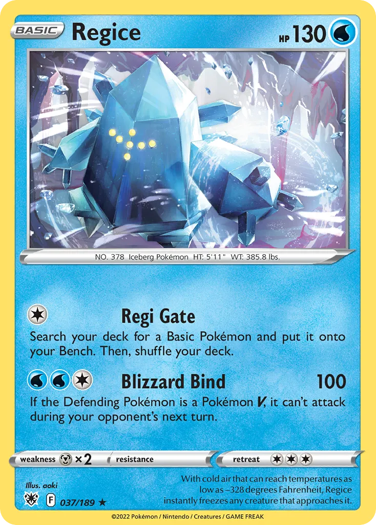 Regice #37, Astral Radiance