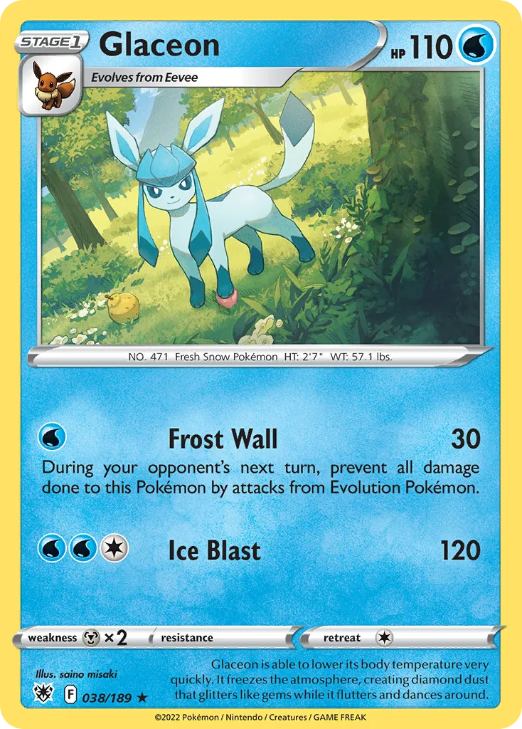 Glaceon #38, Astral Radiance