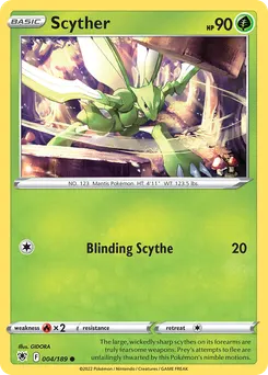 Scyther #4, Reverse Foil