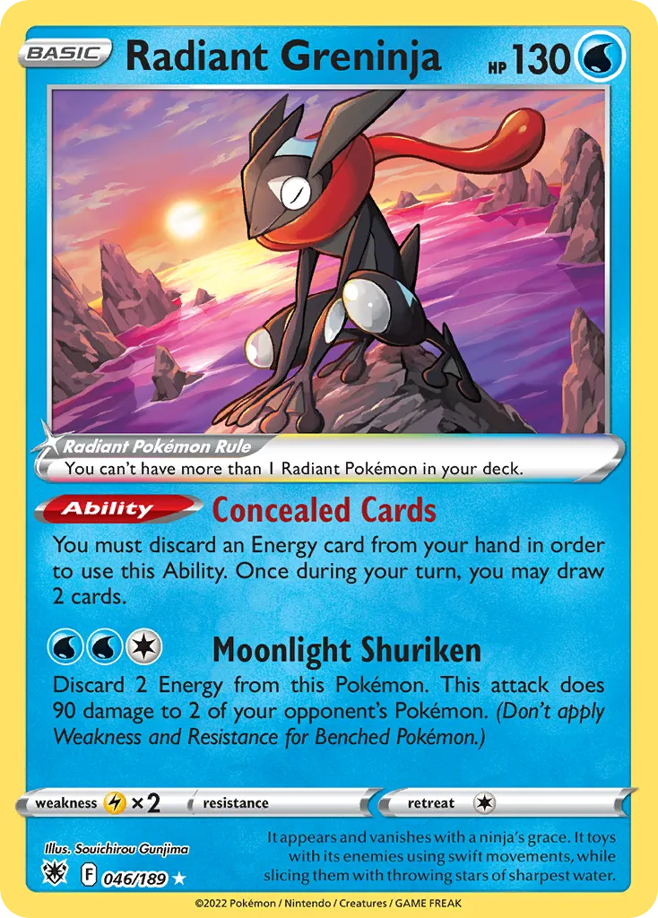 Radiant Greninja #46, Astral Radiance