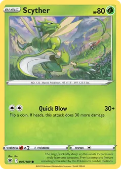 Scyther #5, Reverse Foil