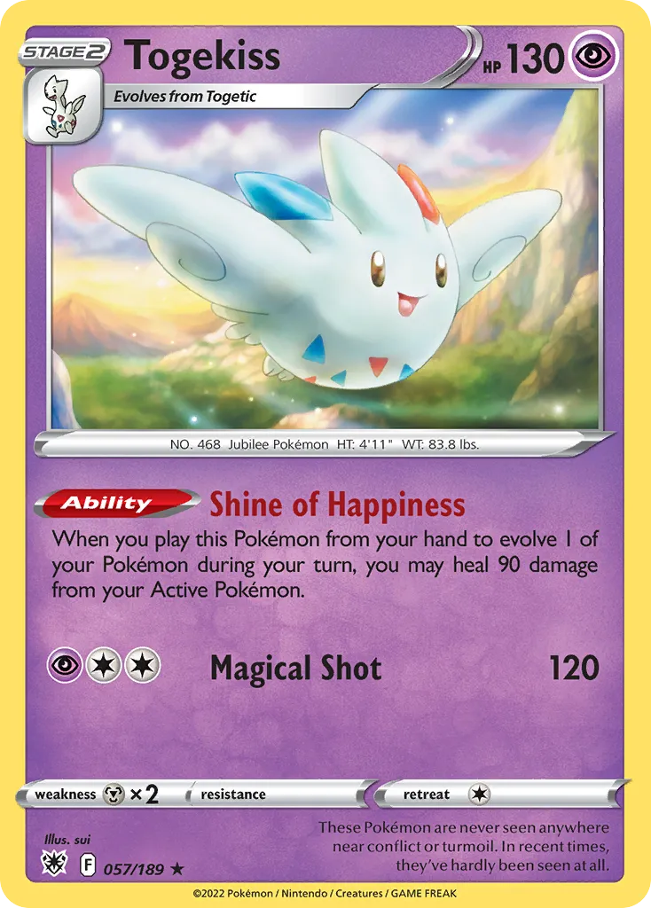 Togekiss #57, Astral Radiance