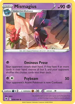 Mismagius #59, Reverse Foil