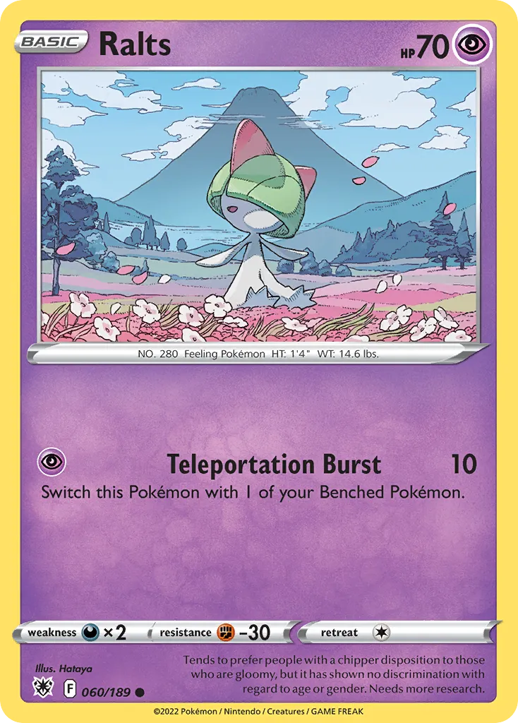 Ralts #60, Astral Radiance Reverse Foil