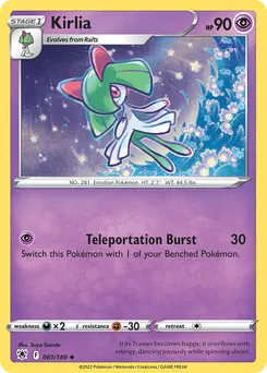 Kirlia #61, Reverse Foil