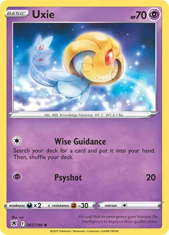 Uxie #65, Reverse Foil