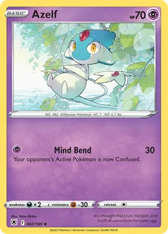 Azelf #67, Reverse Foil