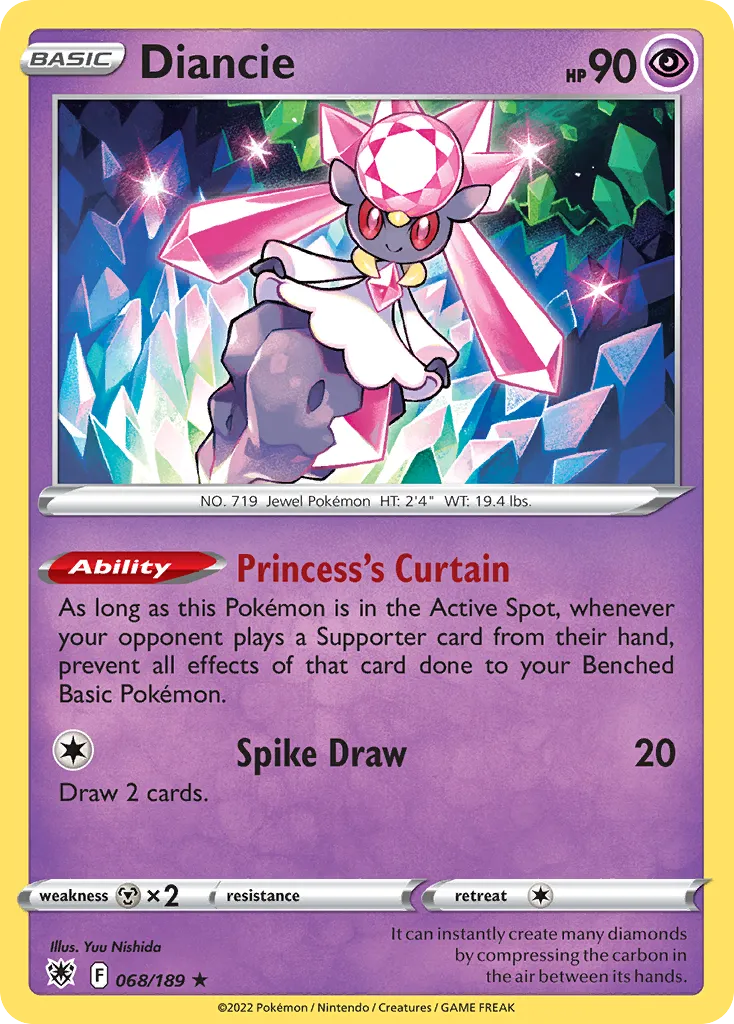Diancie #68, Astral Radiance