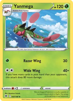 Yanmega #7, Reverse Foil