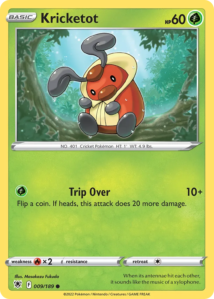 Kricketot #9, Astral Radiance Reverse Foil
