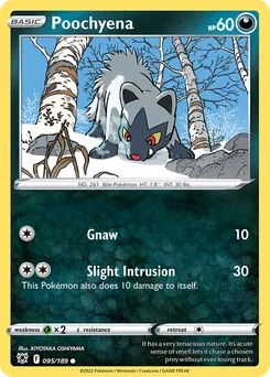 Poochyena #95, Reverse Foil