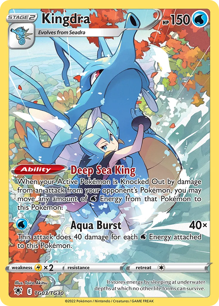 Kingdra #TG03, Astral Radiance Trainer Gallery