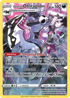 Galarian Obstagoon #TG10, Standard