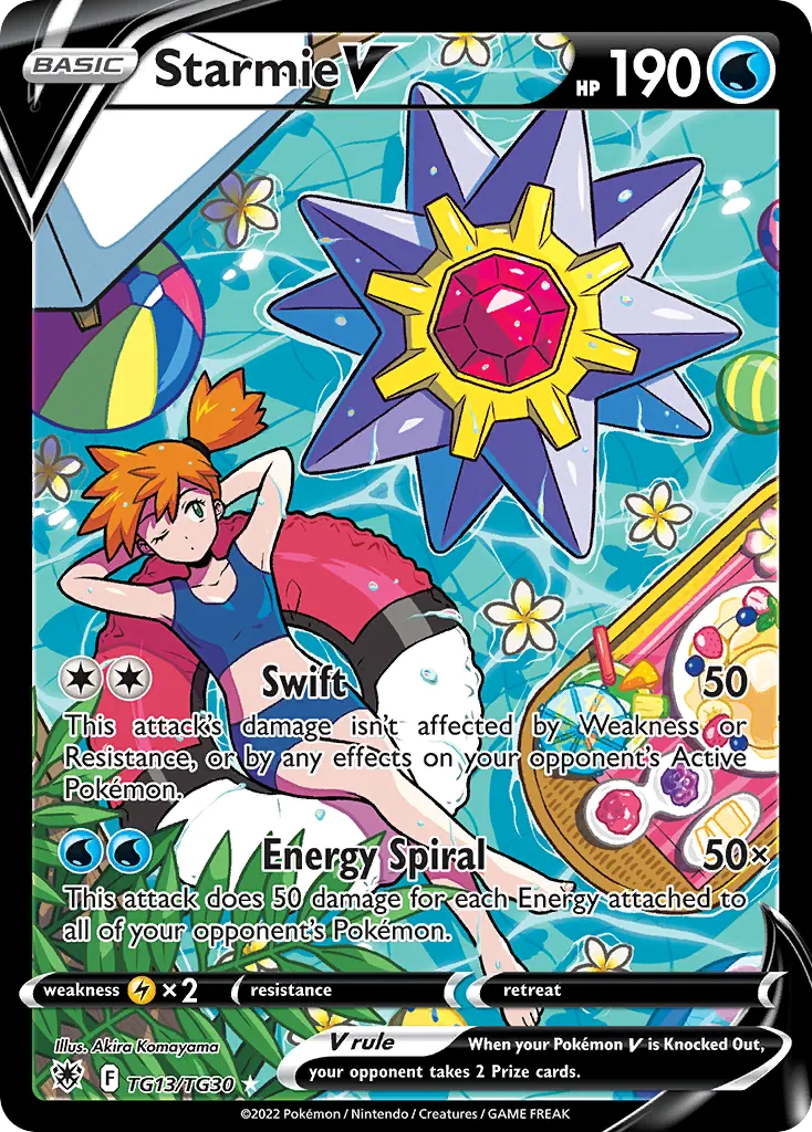 Starmie V #TG13, Astral Radiance Trainer Gallery
