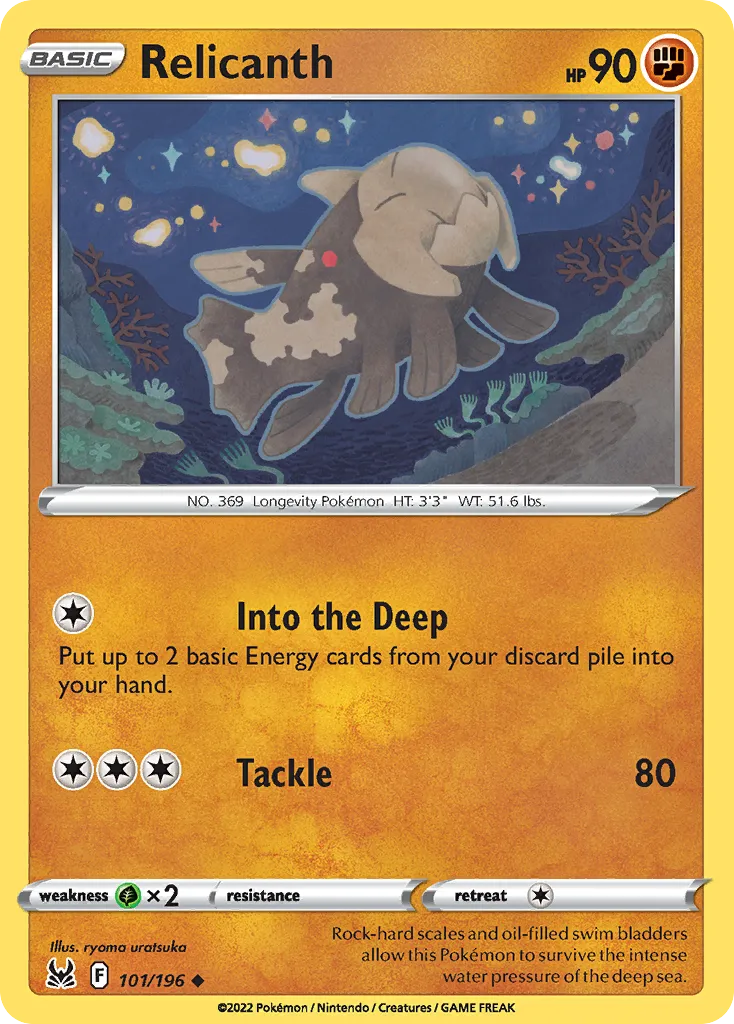 Relicanth #101, Lost Origin