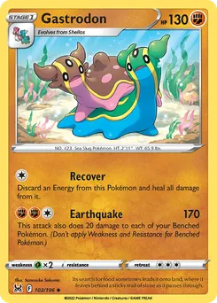 Gastrodon #102, Reverse Foil
