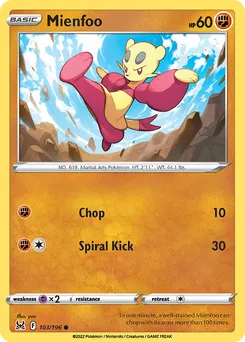 Mienfoo #103, Standard