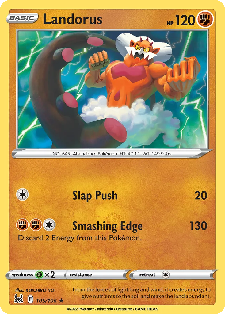 Landorus #105, Lost Origin