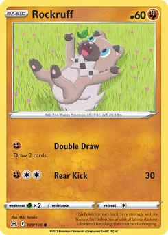 Rockruff #109, Standard