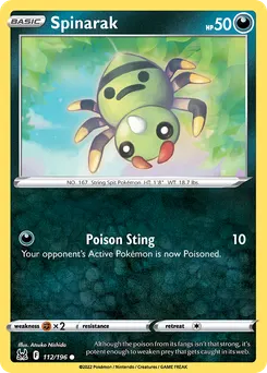 Spinarak #112, Standard
