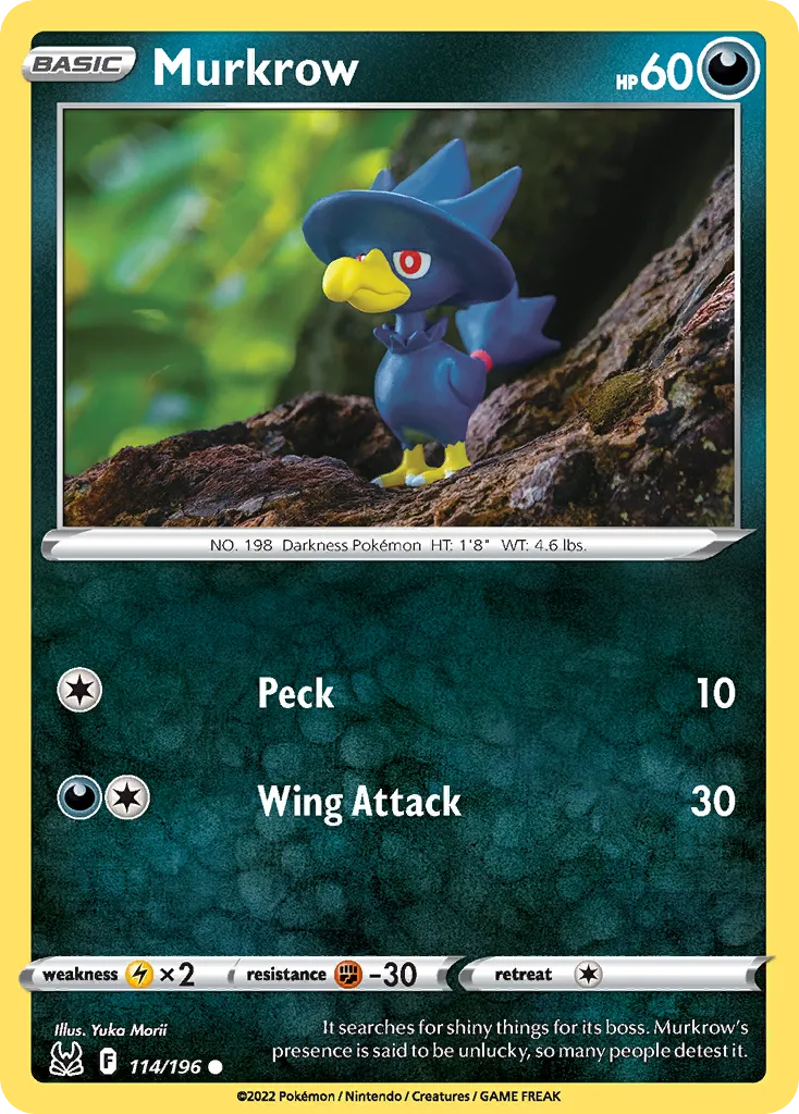Murkrow #114, Lost Origin