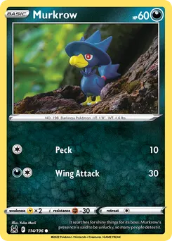 Murkrow #114, Standard