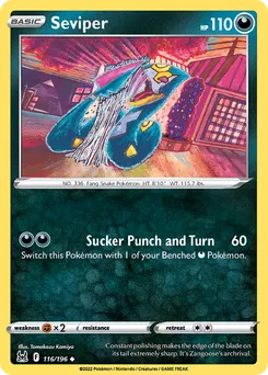 Seviper #116, Reverse Foil