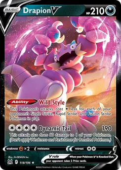 Drapion V #118, Standard