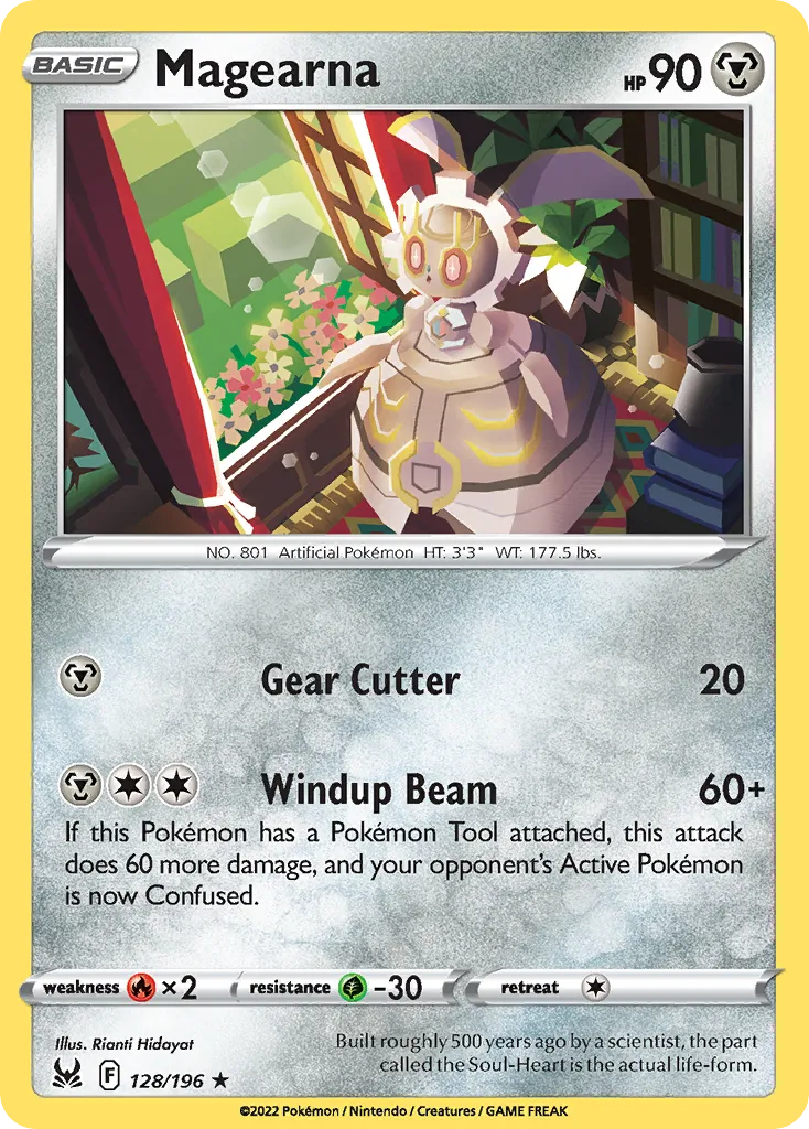 Magearna #128, Lost Origin Reverse Foil