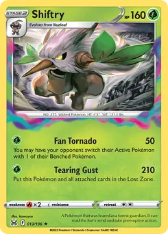 Shiftry #13, Reverse Foil