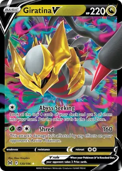 Giratina V #130, Standard