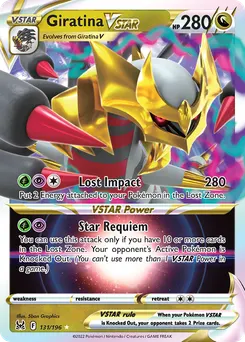 Giratina VSTAR #131, Inverted Back