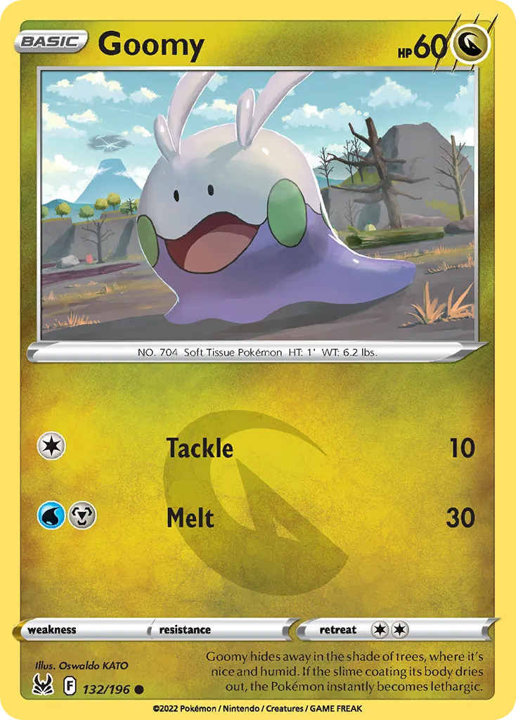 Goomy #132, Lost Origin Reverse Foil