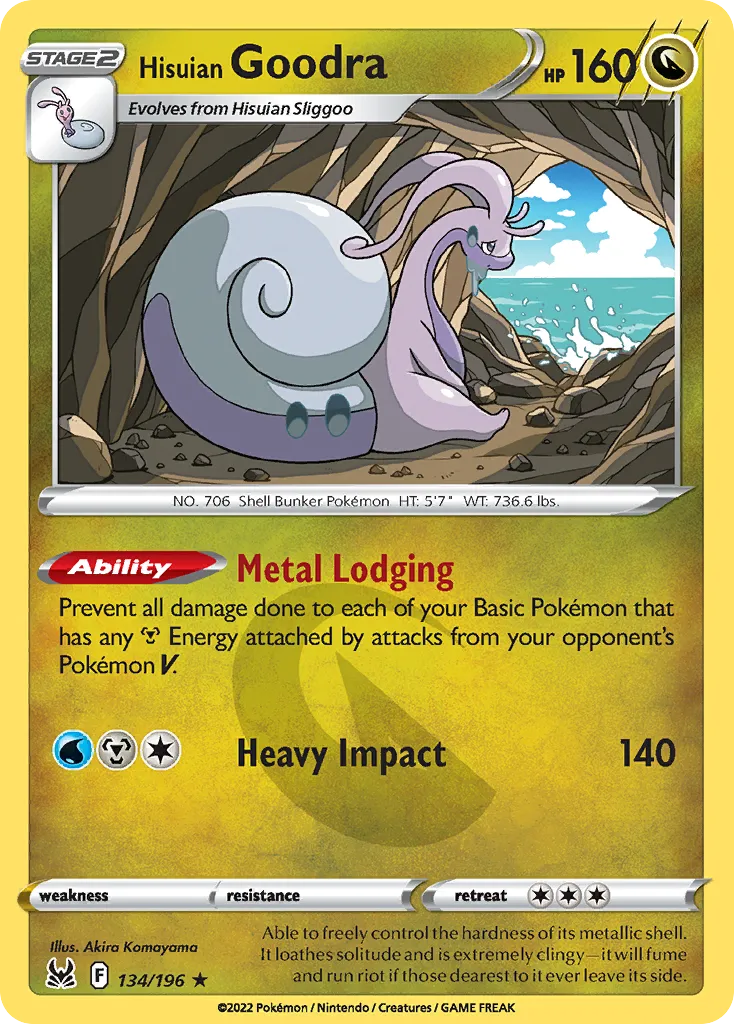 Hisuian Goodra #134, Lost Origin