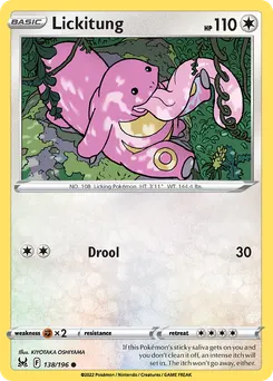 Lickitung #138, Reverse Foil