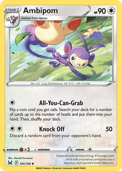 Ambipom #145, Reverse Foil
