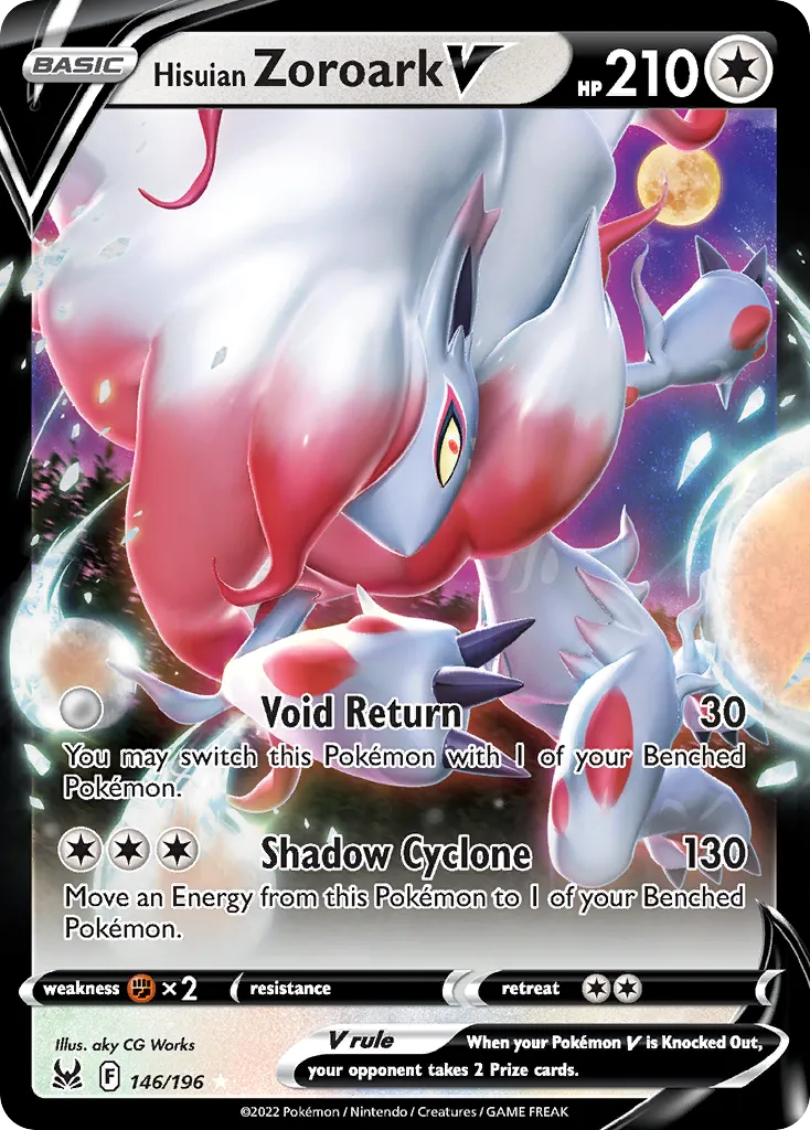 Hisuian Zoroark V #146, Lost Origin