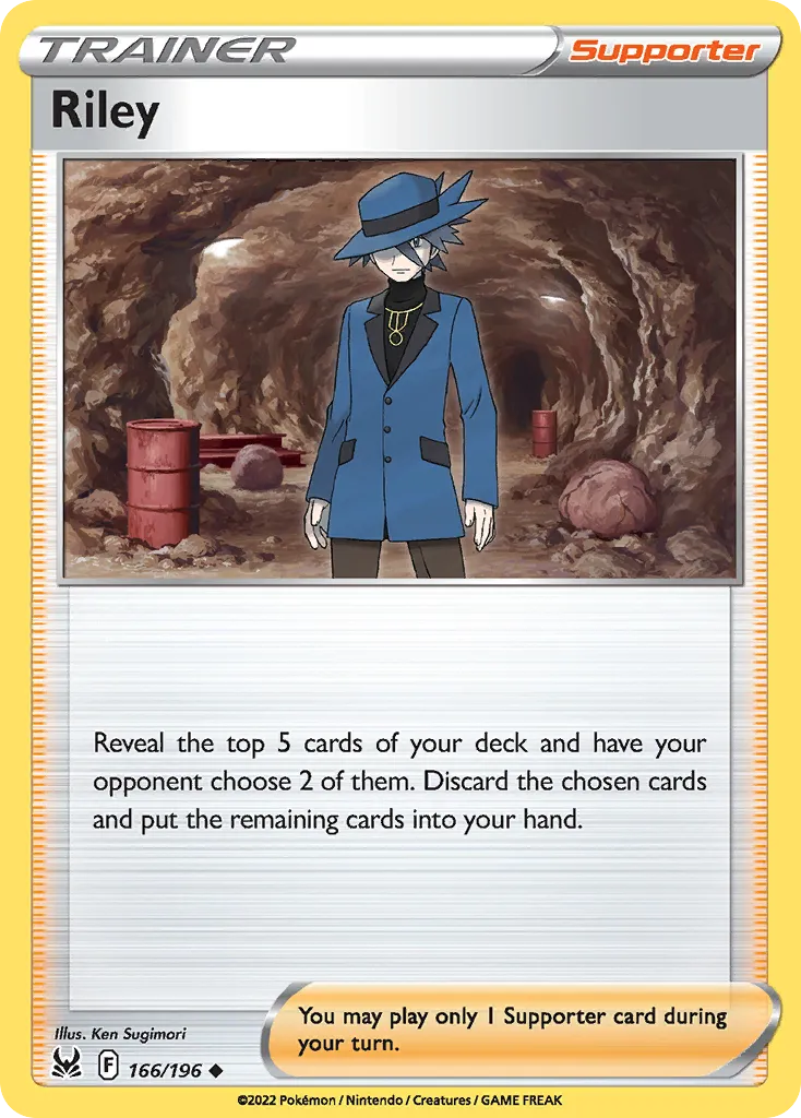 Riley #166, Lost Origin