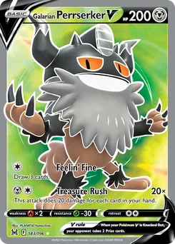 Galarian Perrserker V #183, Standard