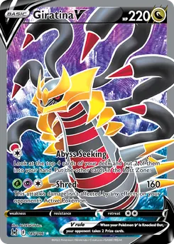 Giratina V #185, Standard