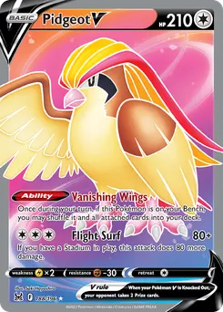 Pidgeot V #188, Standard