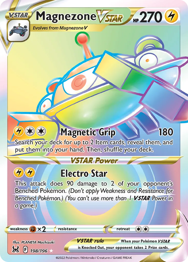 Magnezone VSTAR #198, Lost Origin Secret